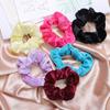 60pcs Velvet Hair Ties Elastic Soft Reusable Large Fashion Hair Scrunchies Bands for Women Girls