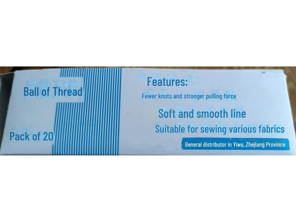 Ručně šitá staromódní bavlněná nit na quiltování - Silná šicí nit na domácí quiltování