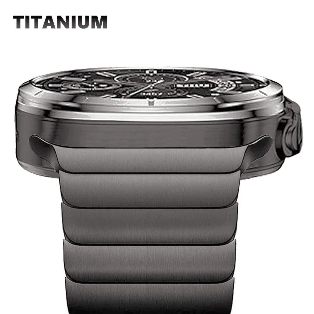 Cinturino in Titanio per Samsung Galaxy Ultra Watch 2025 Bracciale Lusso a Maglie Uomo Cinturino per Samsung Galaxy watch 7 Ultra 47mm