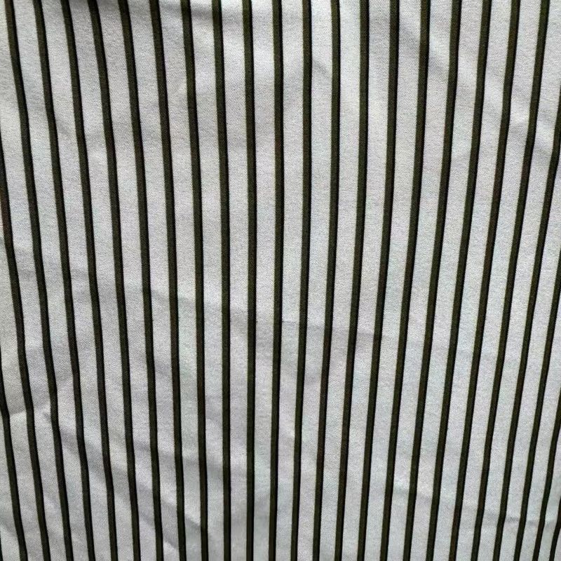 Kaslead New Arrival Women's Clothing Fashion Style Fashion Minimalist All-Matching Lapel Striped Printed Shirt