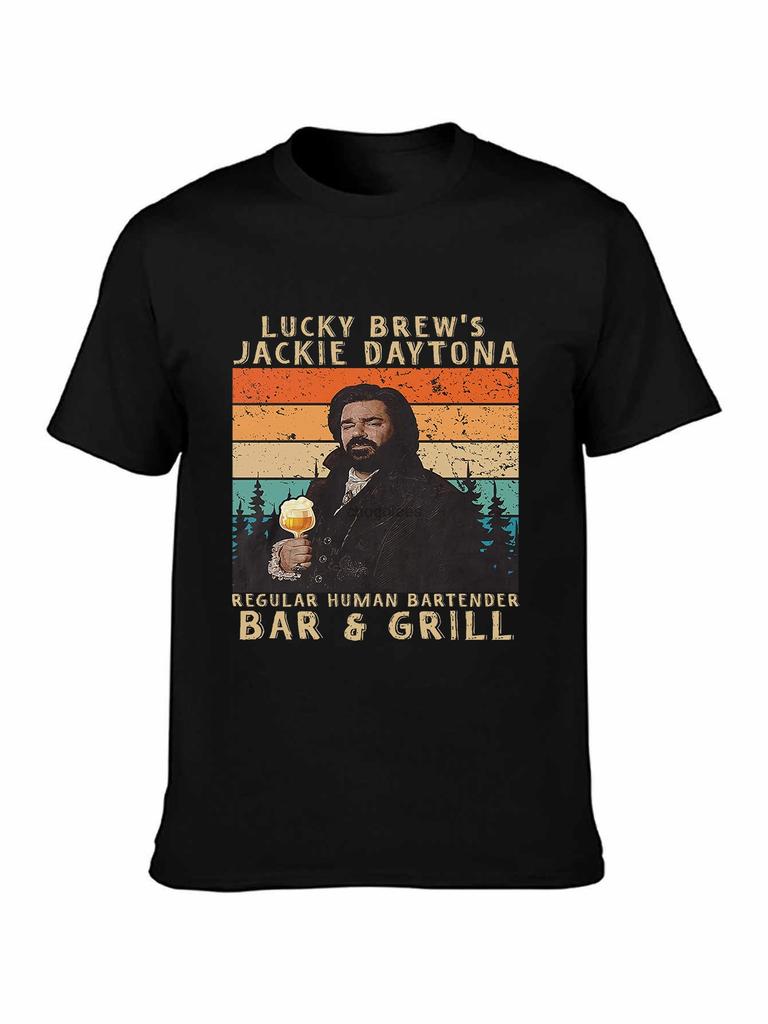 Lucky Brew's Jackie Daytona Regular Human Bartender T-shirt