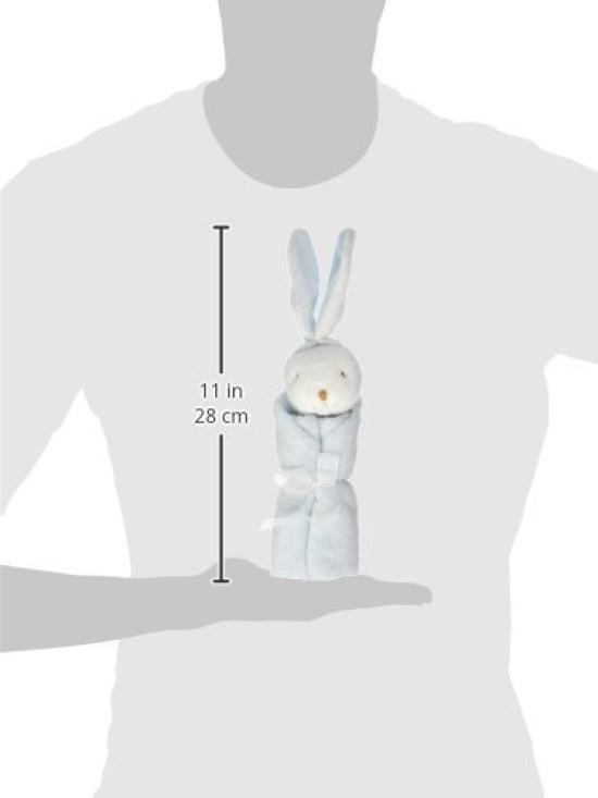 ANGEL DEAR Japanese Baby Shower Plush Swaddle Blue Blue (Official Product) Gift Blanket, Bunny, Kids'