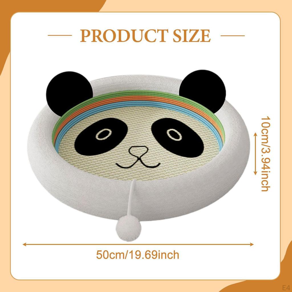 Cat Scratching Board Bed Furniture Protector Toy for Indoor Cats Grind Claws Multifunctional