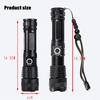 100000 Lumens Tactical Led Torch Light  Emergency Rechargeable Long Distance Led Work Light Camping Torch Flashlight