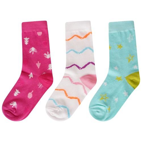

Dare 2B Childrens/Kids Curiosity Socks (Pack Of 3) 6-8 Years