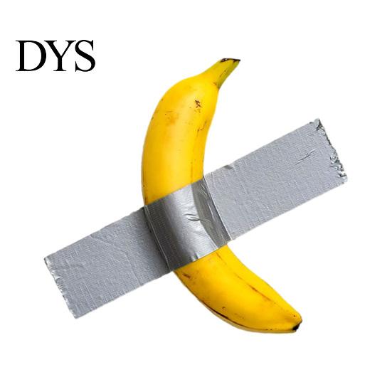 Banane Selbstklebendes Stickerband Dekorativ für Auto, Lustiger Gelber Realistischer Fruchtsticker, Auto Karosserie Kratzer Abdeckung Dekoration Aufkleber
