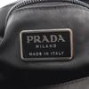 Used PRADA plastic handle Shoulder Bag Nylon Black Used Women