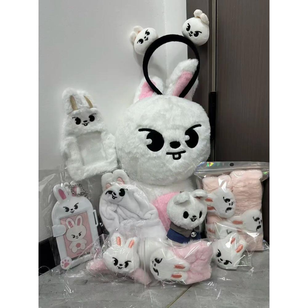 50cm Kpop Skzoo Plush Toy Wolfchan Kawaii Cartoon Stuffed Animal Plushie Doll Large Size Kids Babies Sleeping Pillow Gift 2025