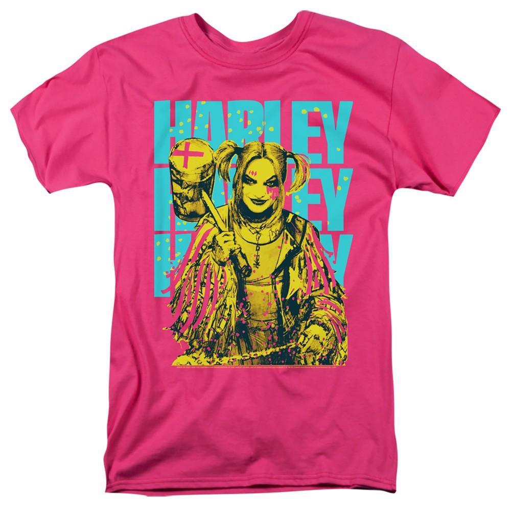 Birds Of Prey DC Comics - Harley Painted Adult T-Shirt XL