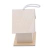 Creative Wooden Hummingbird House With Hanging Rope Home Gardening Decoration Bird's Small Hot Nest Diy Types Wall-mounted