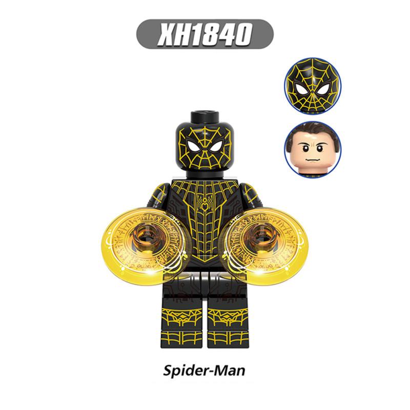 Bloc de construcție asamblat Marvel Super Hero Spider-man Minifigură Jucărie educațională pentru copii