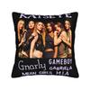Pillow Cover Katseye Music Band Novelty Pillow Case For Sofa Bedroom Home Decor Pillowcases