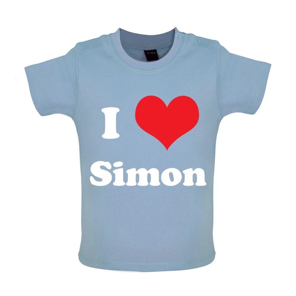 I Love Simon - Baby Kids Boys Girls Unisex T-Shirt / Babygrow - TV Show BGT Cowell Talent Britains