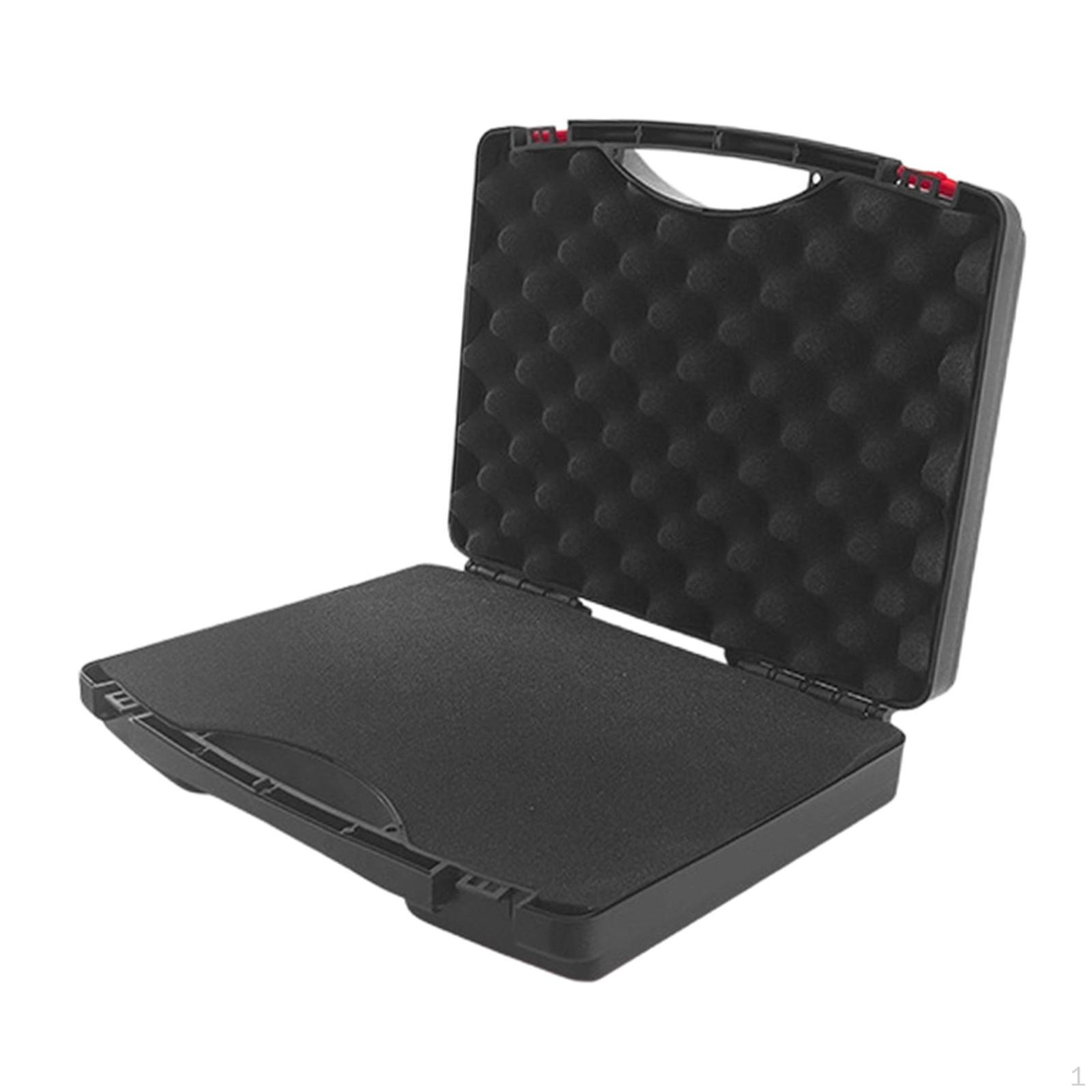 

with Foam Insert, Hard Case, Dustproof, Practical Organizer, Equipment Storage Box 31.5x26x7cm