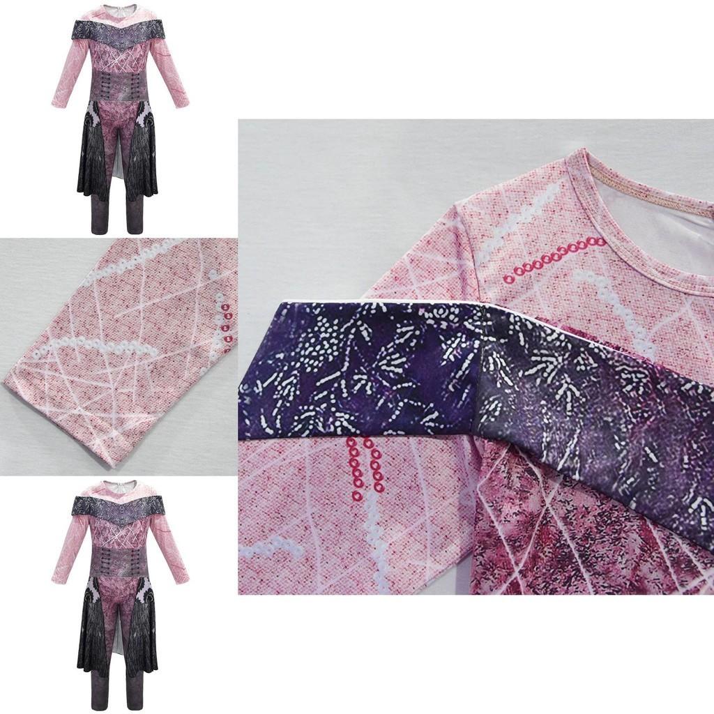 Stylish And Comfortable Descendants 3 Evil Audrey Kids Jumpsuit Fancy Dress Party Outfit
