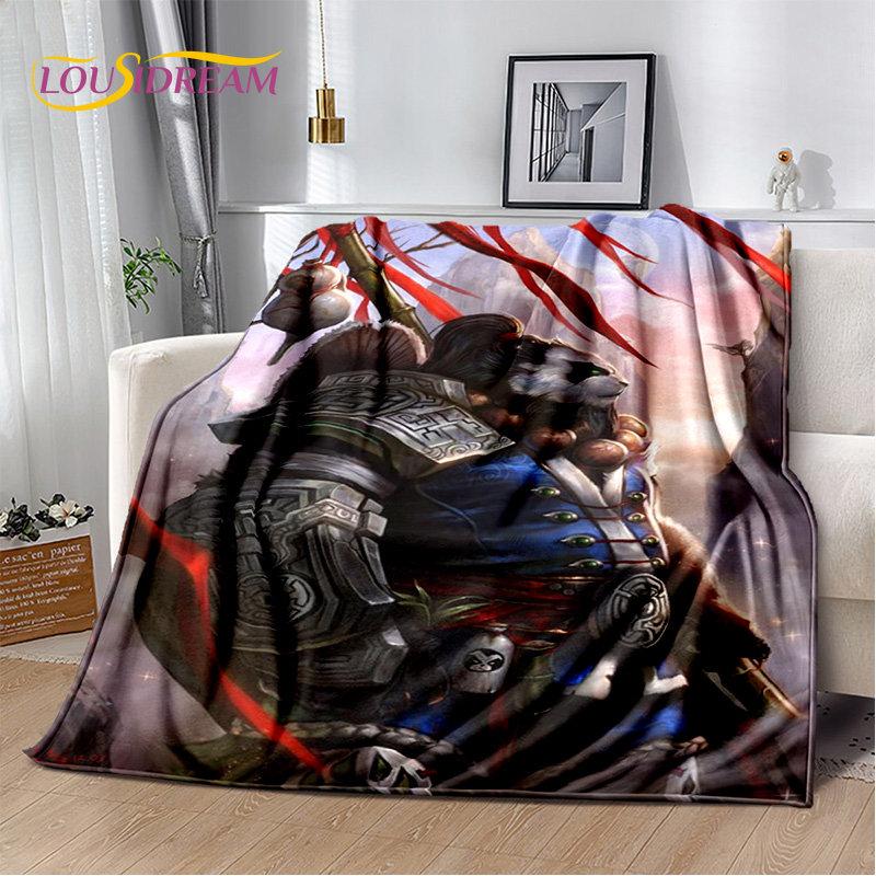 World of Warcraft, WOW, Game Gamer, weiche Plüschdecke, Flanelldecke, Überwurfdecke für Wohnzimmer, Schlafzimmer, Bett, Sofa, Picknick-Abdeckung
