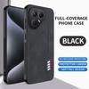 For Tecno Pova 7 4G Skin Feel Matte Leather Phone Case Soft Back Cover Funda For Tecno Pova 7 Protector