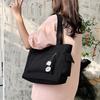 Minority Design Canvas Tote Bag Large Capacity Mommy Bag Oxford Shopping Bag  Streetwear