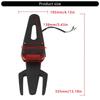 Rear Mudguard License Plate Bracket with Integrated 12V LED Brake Lamp Simple Installs for Motocross & Dirt Bike Riders