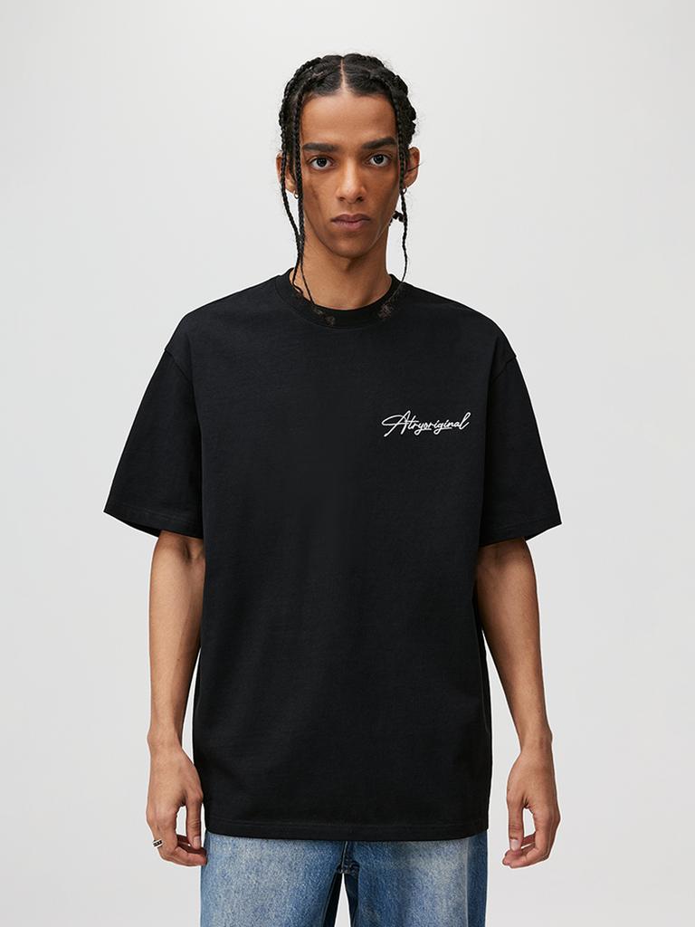 Fashion Luxury Brand Women's Printed Cotton Oversized Shirt Men's Women's Round Neck Cotton Short-sleeved Men's T-shirt Top