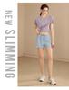 Plus Size Women's Short Sleeve Yoga Top - Loose, Breathable, Slimming Fitness Shirt for Summer