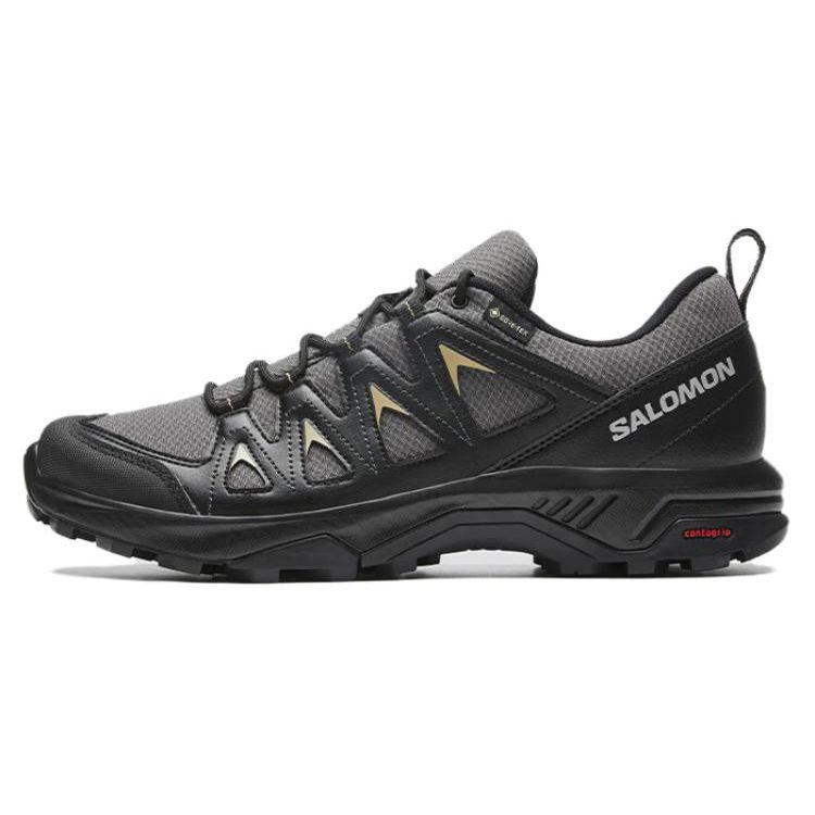 Salomon X Braze GTX Comfortable Durable Low-Top Outdoor Shoes Men Shoes Gray 471805