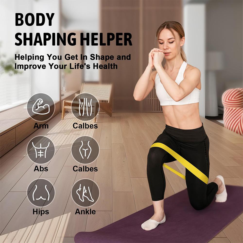 Different Resistance Bands Yoga Band Fitness Exercise Training Hip Tension Band Leg Squat Dance Elastic Loop Stretch Band 3