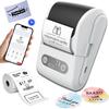 Thermal Label Printer Wireless Self-adhesive Pocket Inkless Label Maker Bluetooth-Compatible Label Maker Machine for Phone & PC