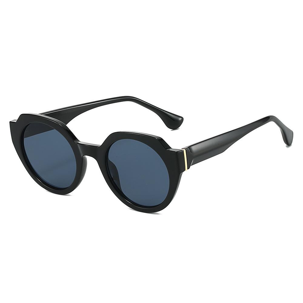 Irregular Women S Fashion Sunglasses Simple Round Frame Sunglasses