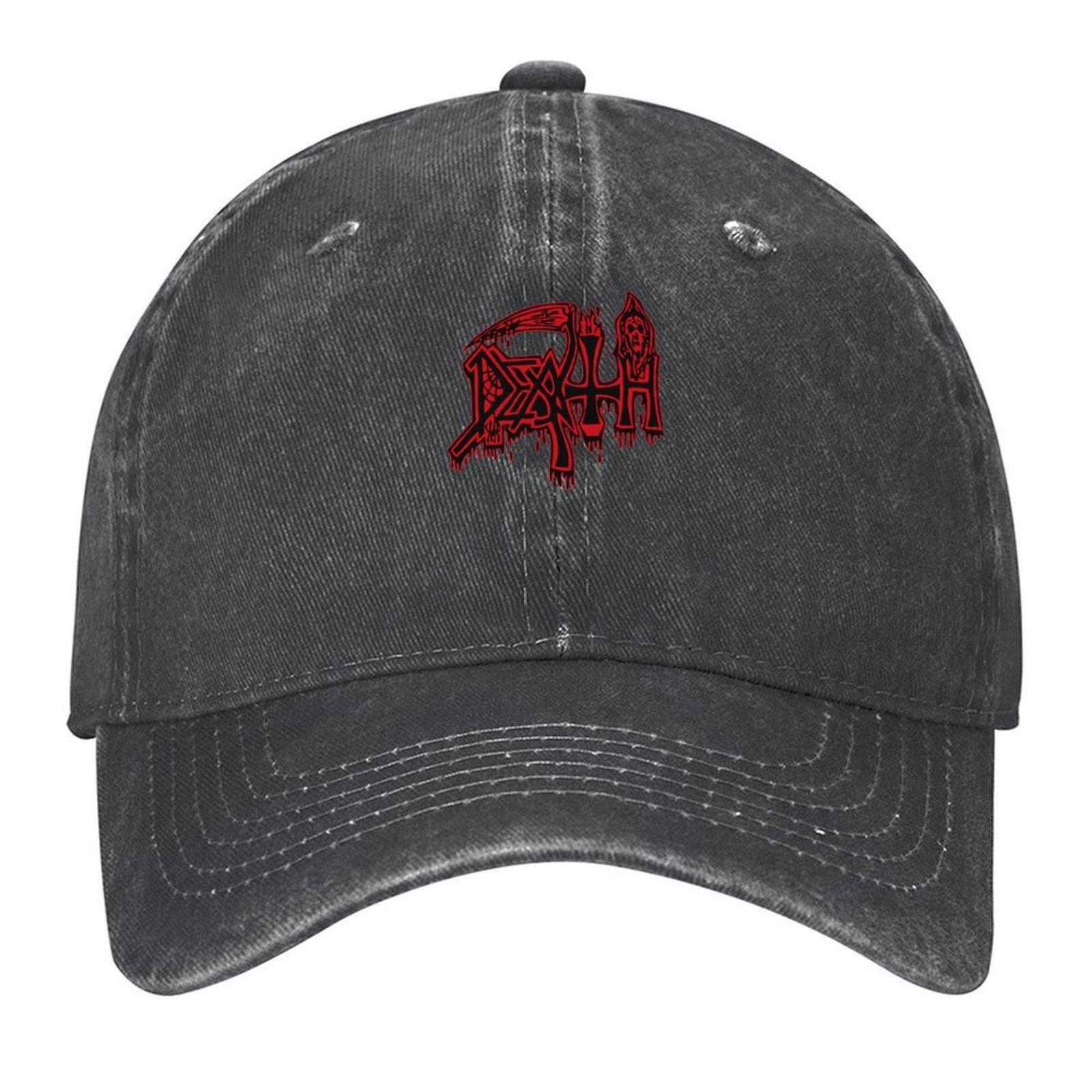 

2026 Music Vintage Death Obituary Metal Band Cool Graphic Gifts Baseball Cap Tea Hat Trucker Hat Fishing Cap For Man Women s