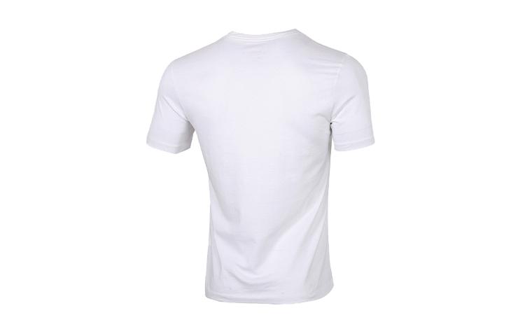Jordan T Shirts Men's White Crew Neck Moderate Straight Fit CJ6247-100