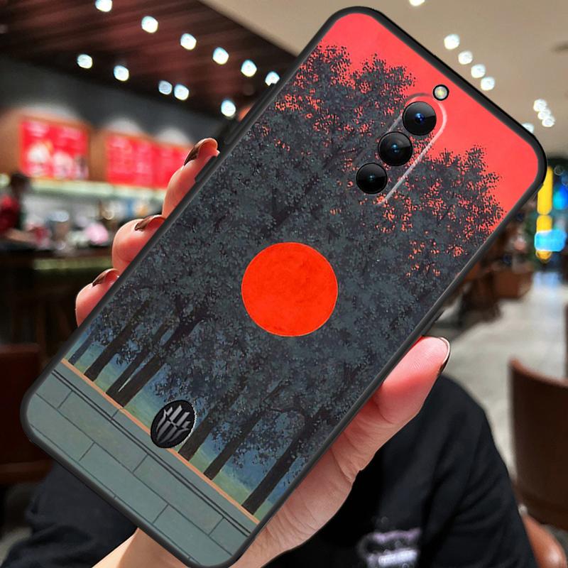 Rene Magritte Art Case For ZTE Nubia Red Magic 10 Air 7 6S 7S Pro Red Magic 11 10 9 8 8S 9S 10S Pro Plus Cover