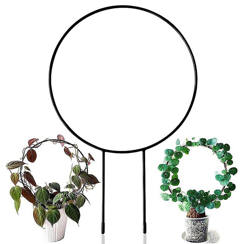 1 Stück Gartenpflanzenstütze Klettergerüst Eisen Herzförmiger Blumenständer