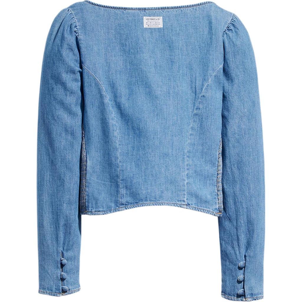 Koszula damska Levis Fashion Casual Slim Fit z długim rękawem i uniwersalną fakturą A76240001