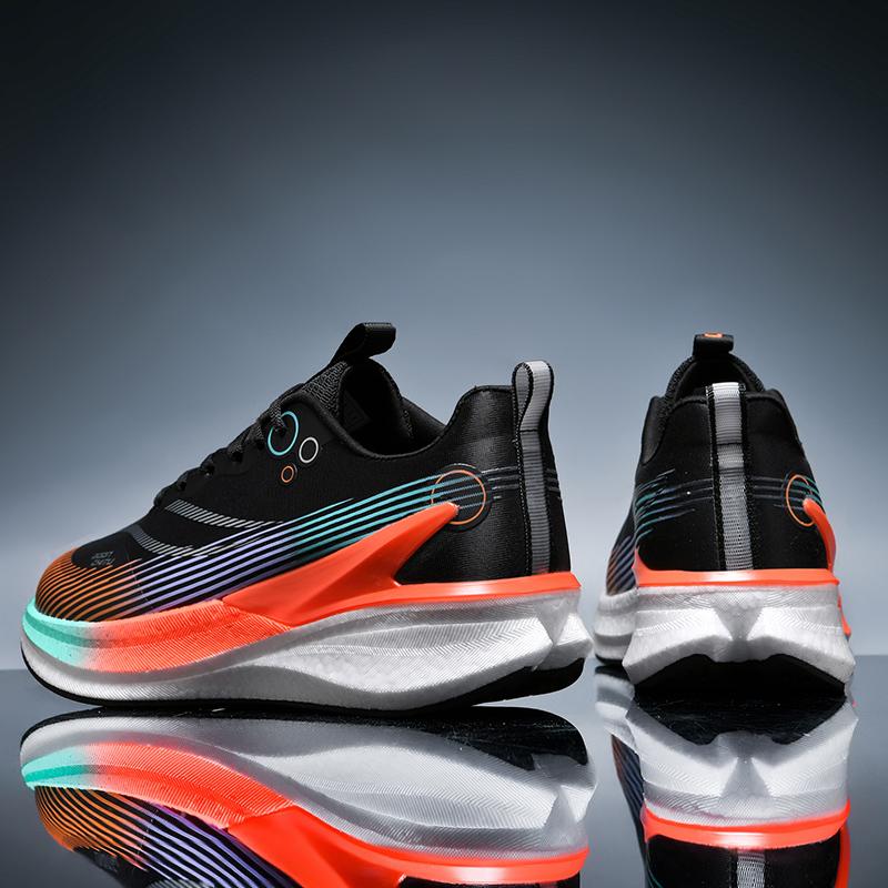 Speciality Carbon Plate Sports Running Shoes Marathon Air Cushion Men Breathable Lightweight Women Comfortable Nonskid Sneakers