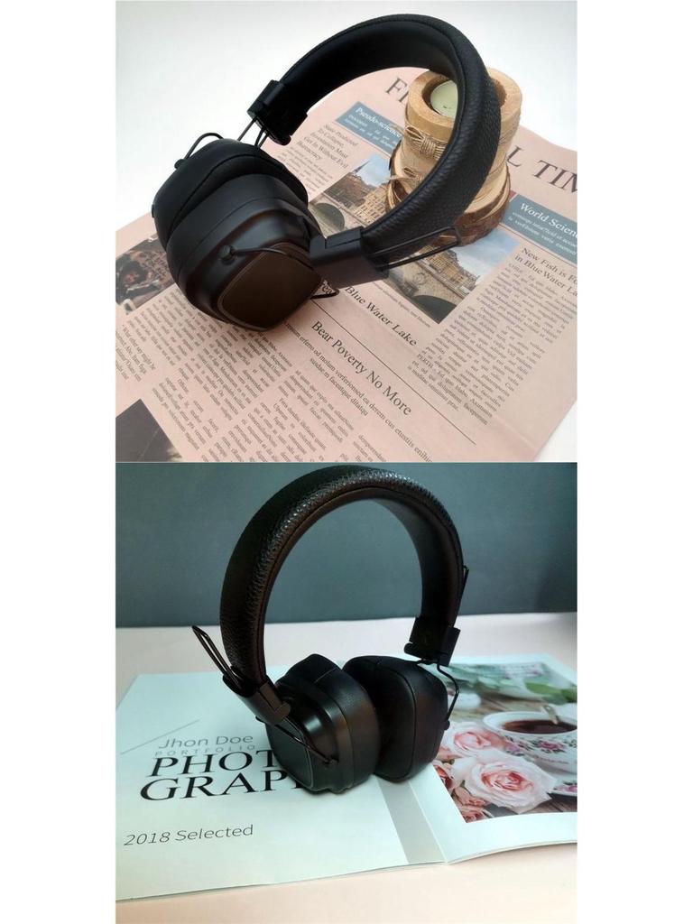 Marshall Major IV Luminous Bluetooth Over-Ear Headset with Mic and Deep Bass