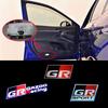 2pcs Courtesy Welcome Light Car Door Warning Light For GAZOO Racing Toyota GR YARIS Sports CROWN COROLLA REIZ CHR Rav4