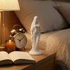 Statua di Dea Velata Stampata in 3D Statuetta Artistica da Donna con Velo Scultura Decorazione per Casa Ufficio Soggiorno Scrivania