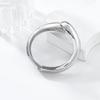 Exquisite Women's Alloy Statement Bracelet - High-End, Glossy, Open Cuff Design