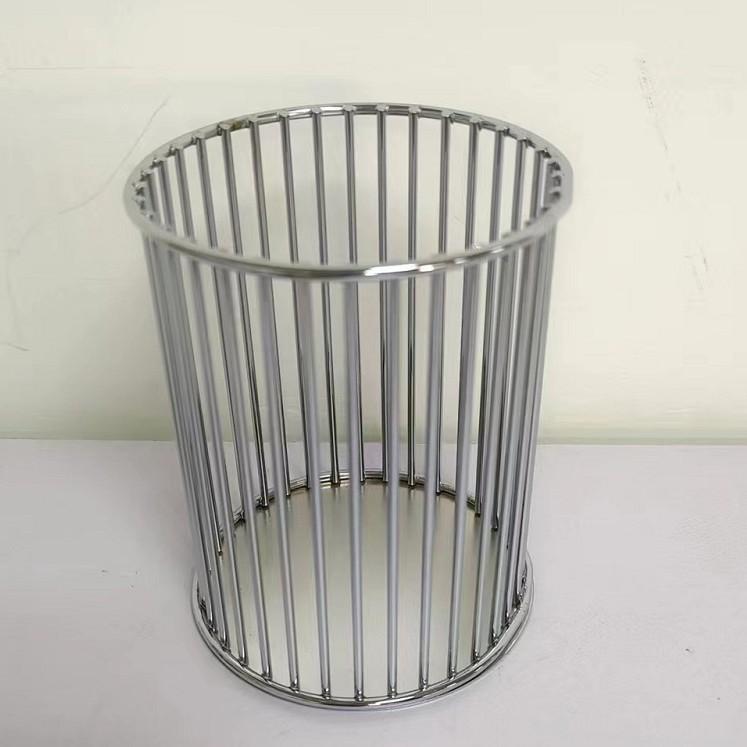 

1 шт. Золотой металлический настольный органайзер из железа - Многофункциональный ящик для хранения офисных принадлежностей, стакан для карандашей, держатель для кистей для макияжа - Прочный, компактный 1pc