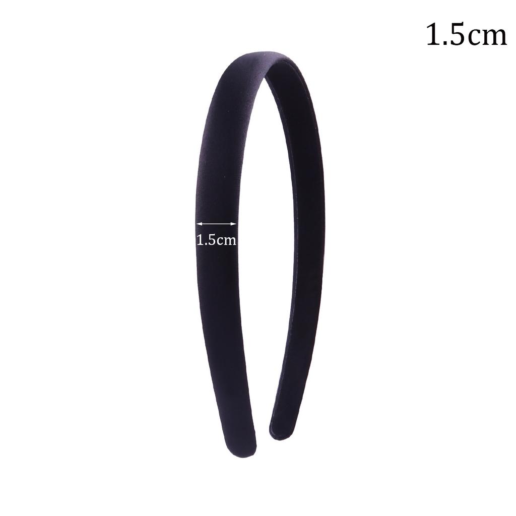 6pcs Simple Wide Headband for Girls & Women Black White DIY Craft Material Semi-Finished Hair Accessory  Cloth Headband