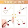 100-500Pcs DIY Earring Findings Earrings Clasps Hooks Stainless Steel Hypoallergenic Earring Making Accessories Hook Earwire