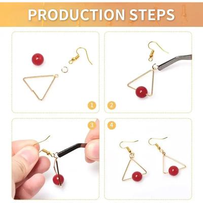 100-500Pcs DIY Earring Findings Earrings Clasps Hooks Stainless Steel Hypoallergenic Earring Making Accessories Hook Earwire