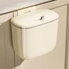 Plastic Trash Can, AntiOdor Hangings Trash Bin Perfect for Bathroom Cabinet Door Suitable Housewives Cooking Enthusiasts