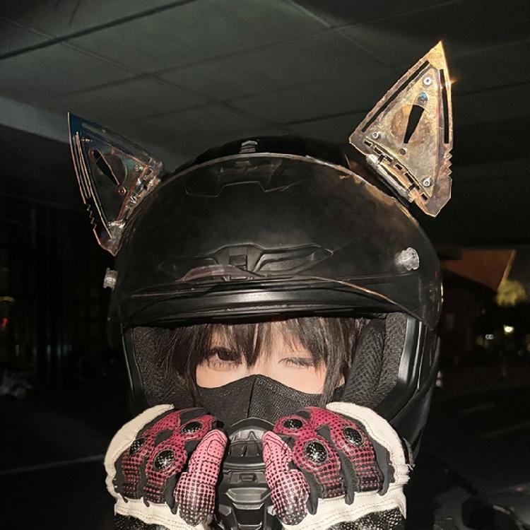 Machinery Cats Ear Headband Cosplay Costume Hairhoop for Masquerades Party Hairband Anime Headwear Role Play Accessory
