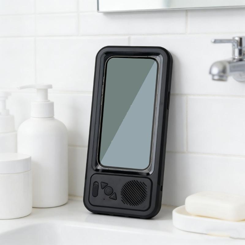 IPX4 Evaluated Bathroom Wireless Speaker With Long Permanent Power And Undistorted Sound For Relaxing Showers