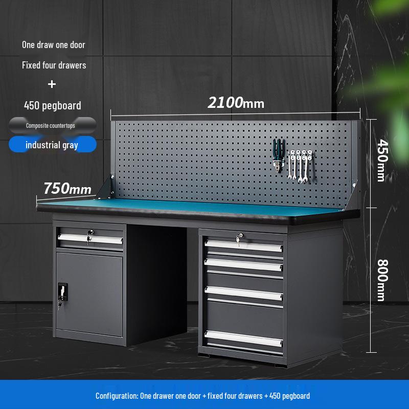 Heavy-Duty Stainless Steel Anti-Static Workbench for Laboratory and Workshop Use