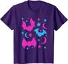 Colorful Bats Cute Animal Lover Halloween Women Girls Kids Gift Idea Bat T-Shirt Casual Cotton Daily Four Seasons Tees T Shirt