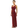 Summer Sleeveless Slim Fit Pleated Maxi Dress for Women