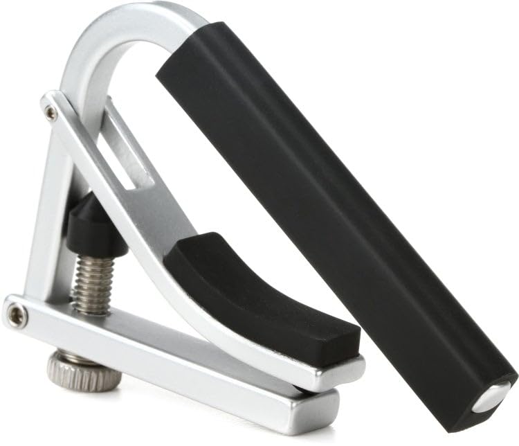 SHUBB Nickel Lightweight Aluminum Capo for Classical Guitar L-2